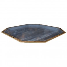 Monumental blue resin tray